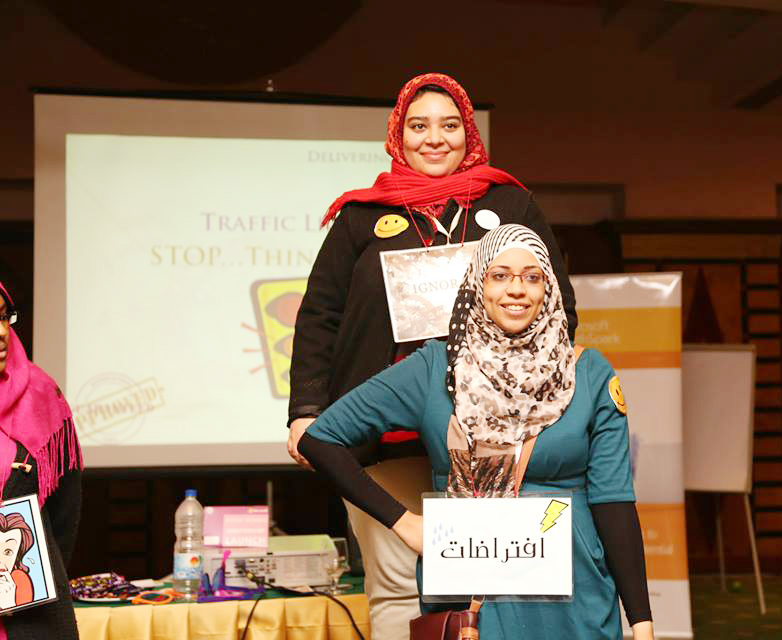 ندوات ومنح ميكروسوفت مبادرة ريادة الاعمال قائدة الفريق منة الله على